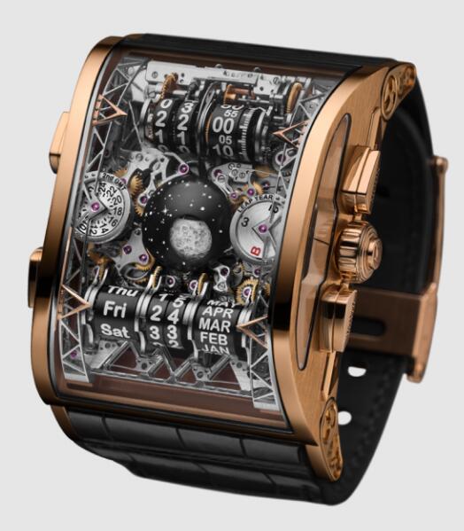 Hysek ROLLER RETROGRADE JUMPING HOUR Watch Replica Hysek Exclusive Creations Watch Price